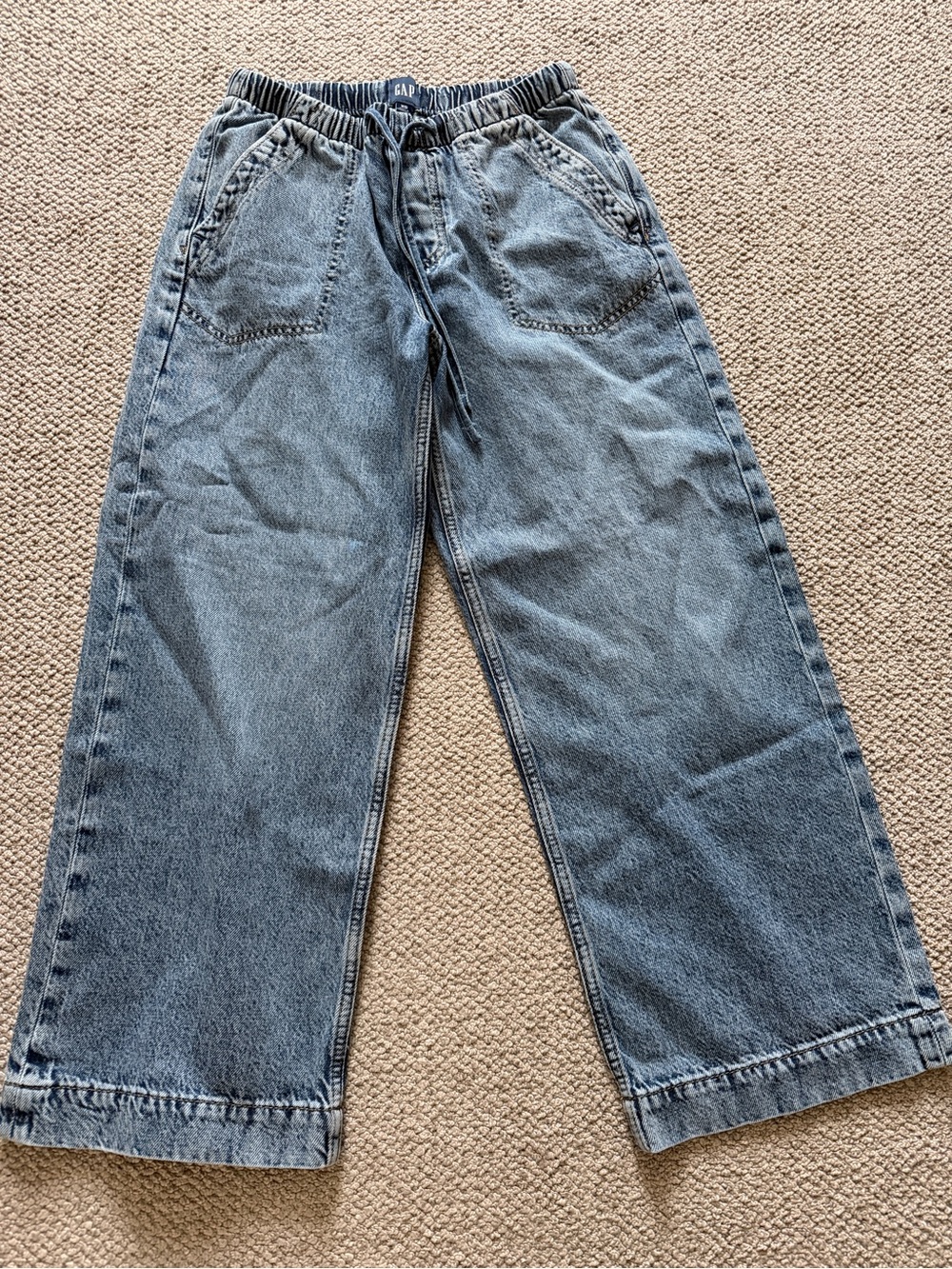 Gap tie waist jeans
